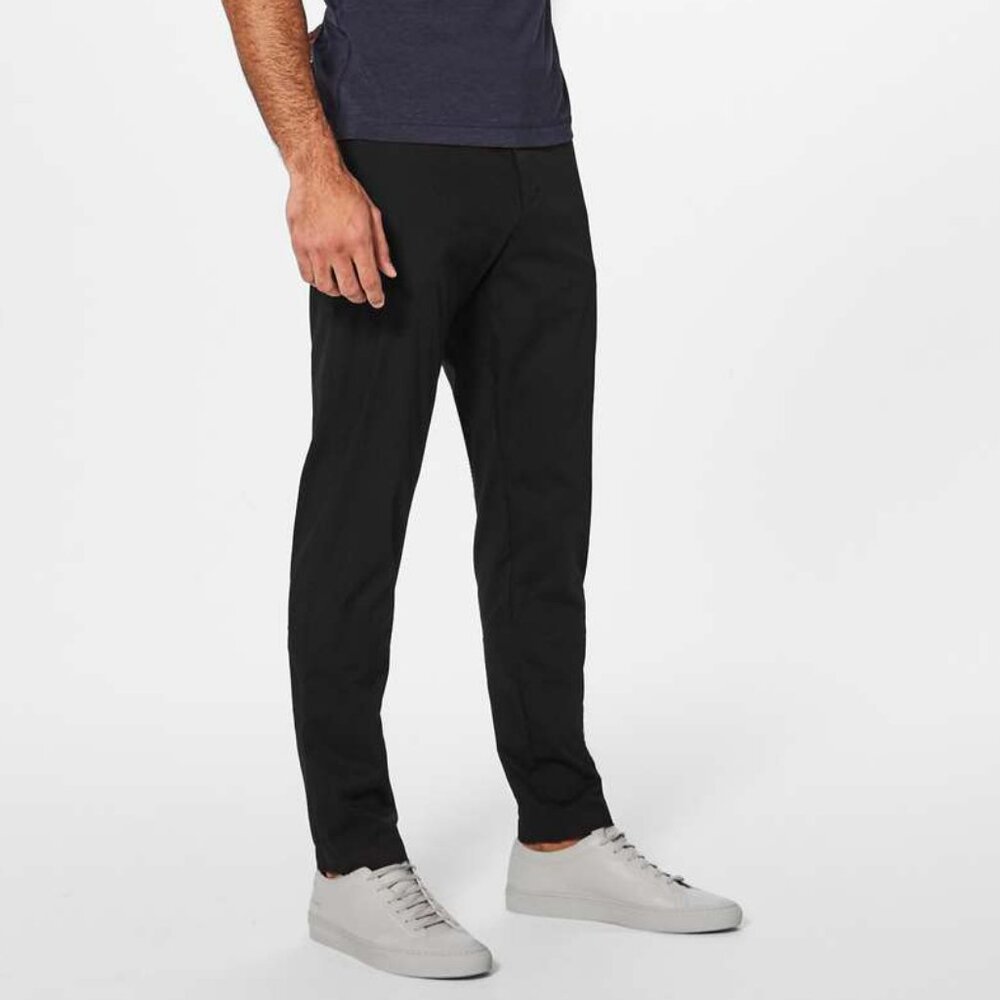 Lululemon Men's Commission Pant Classic *Swift Cotton 34" - Black